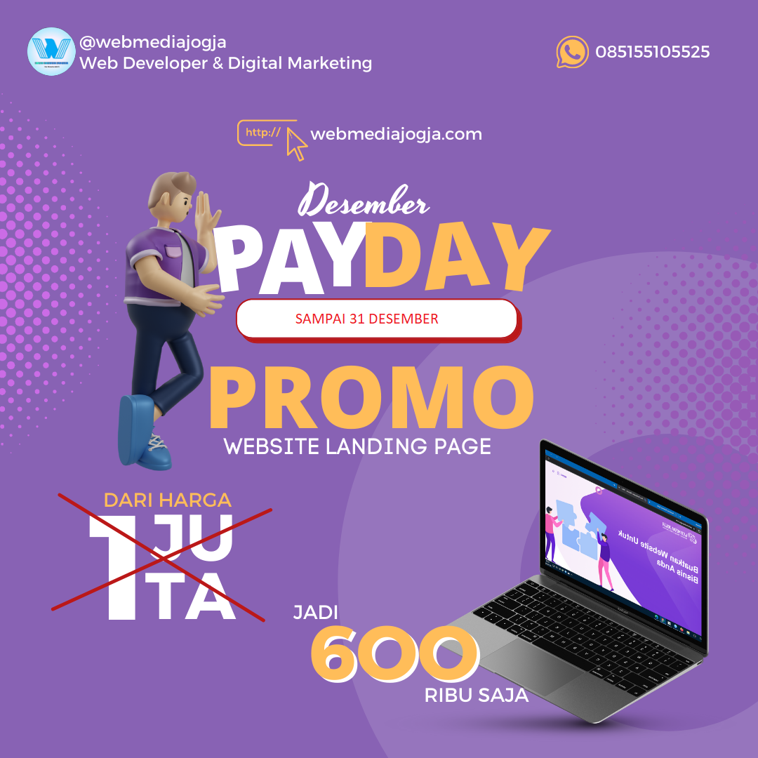 Payday Promo Harga Website Landing page