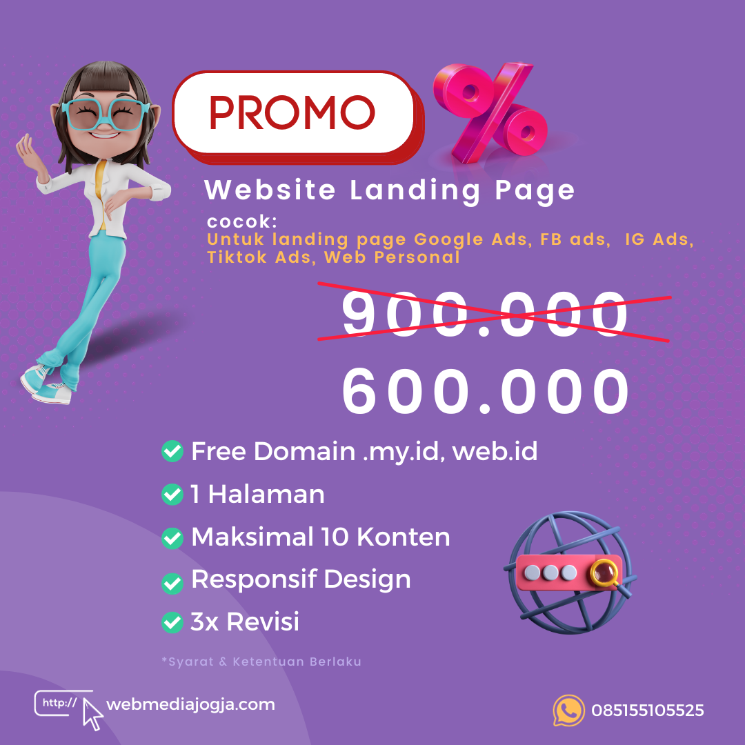promo website murah 600 bulan oktober