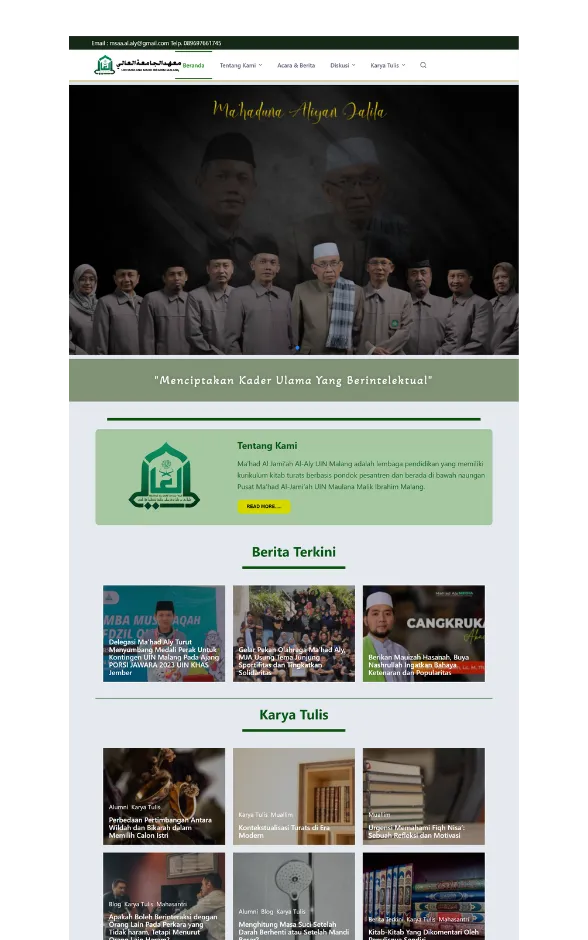 Portofolio Website Web Media Jogja