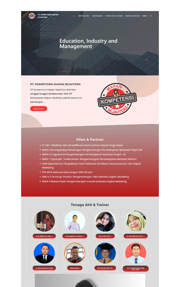 Portofolio Website Web Media Jogja