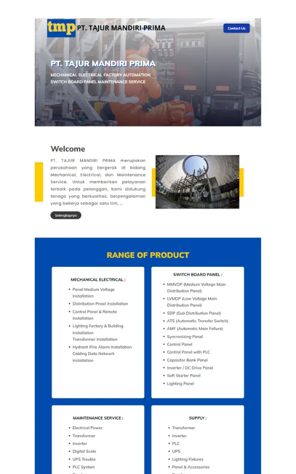 Portofolio Website Web Media Jogja